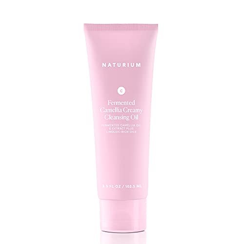 Naturium Camellia Creamy Cleansing Oil - Fermented Camellia Oil & Linoleic-Rich Oils, 3.5 oz Avelisse