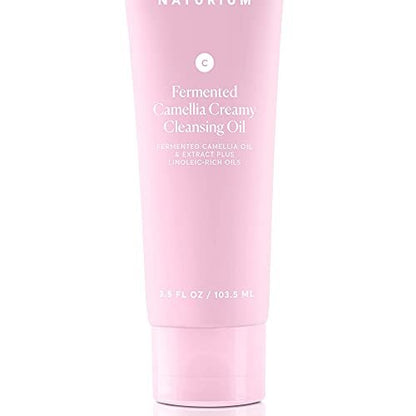Naturium Camellia Creamy Cleansing Oil - Fermented Camellia Oil & Linoleic-Rich Oils, 3.5 oz Avelisse