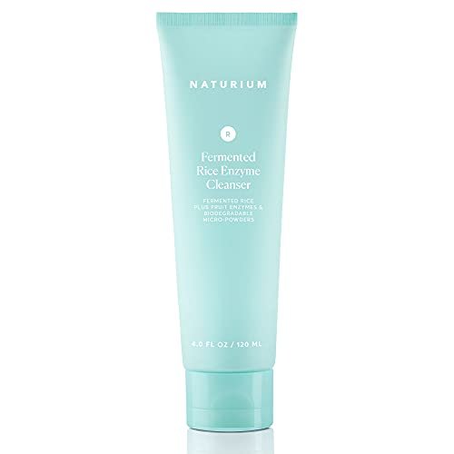 Naturium Fermented Rice Enzyme Cleanser - Gentle Exfoliating Face Wash with Fruit Enzymes & Biodegradable Micro-Powders, 4 oz Avelisse