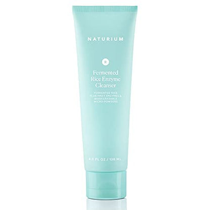 Naturium Fermented Rice Enzyme Cleanser - Gentle Exfoliating Face Wash with Fruit Enzymes & Biodegradable Micro-Powders, 4 oz Avelisse