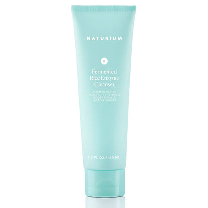 Naturium Fermented Rice Enzyme Cleanser - Gentle Exfoliating Face Wash with Fruit Enzymes & Biodegradable Micro-Powders, 4 oz Avelisse