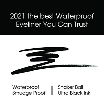 Kokie Precise Longwear Liquid Eyeliner - Waterproof & Smudge Proof - Black