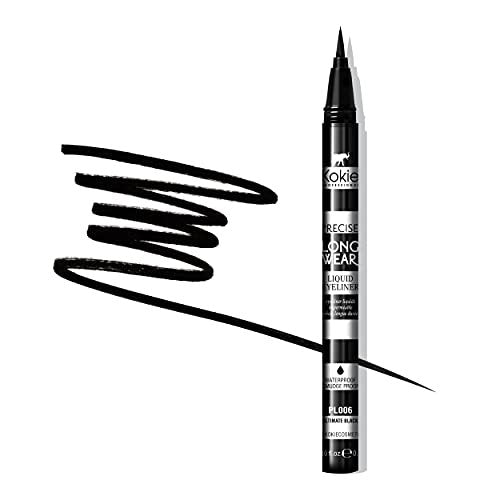 Kokie Precise Longwear Liquid Eyeliner - Waterproof & Smudge Proof - Black - görsel 3