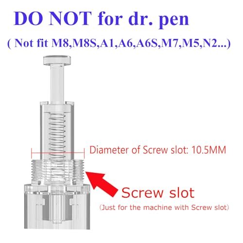 PIPM Microneedling Cartridges for Derma Pen (10 PCS, 36 Pin, 0.25mm) – At-Home Microneedling Kit Avelisse