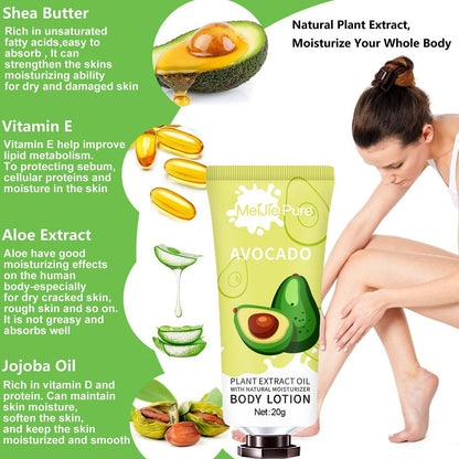 20 Pack Lotion for Women - Travel Size Body Moisturizer with Shea Butter, Natural Fragrances (Shea Butter, Aloe, Rose, Honey, Cherry Blossom)