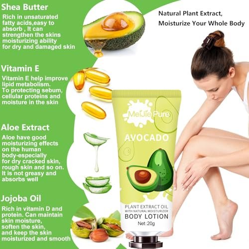 20 Pack Lotion for Women - Travel Size Body Moisturizer with Shea Butter, Natural Fragrances (Shea Butter, Aloe, Rose, Honey, Cherry Blossom) - görsel 6