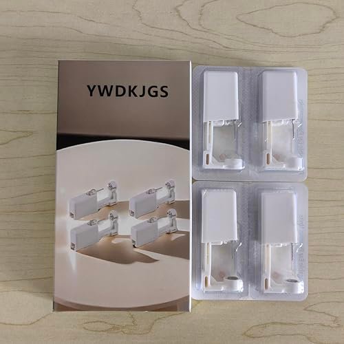 YWDKJGS Ear Piercing Kit - 4 Pack Surgical Steel Stud Earrings for Safe DIY Piercing (Silver) - görsel 12