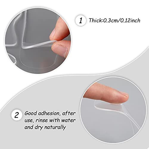 Maitys 16-Piece Silicone Face Patches - Reusable Anti-Wrinkle Gel Pads for Forehead, Smile Lines, Eyes, Neck, and More - görsel 6