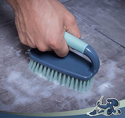 DSV Standard Scrub Brush – Stiff Flexible Bristles, Comfort Grip – Ideal for Bathroom, Shower, Kitchen & Sink Cleaning – 1 Pack - görsel 4