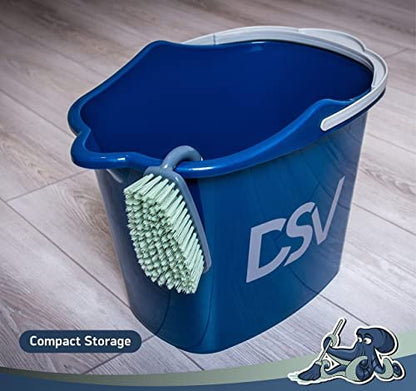 DSV Standard Scrub Brush – Stiff Flexible Bristles, Comfort Grip – Ideal for Bathroom, Shower, Kitchen & Sink Cleaning – 1 Pack