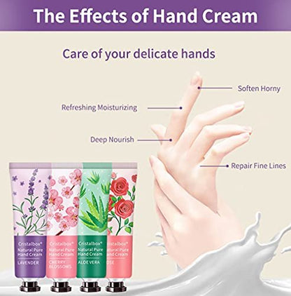 28-Pack Hand Lotion Gifts for Women – Natural Fragrance Hand Cream for Dry Cracked Hands, Bulk Set for Mom, Teacher, Nurse, Teen Girls Avelisse