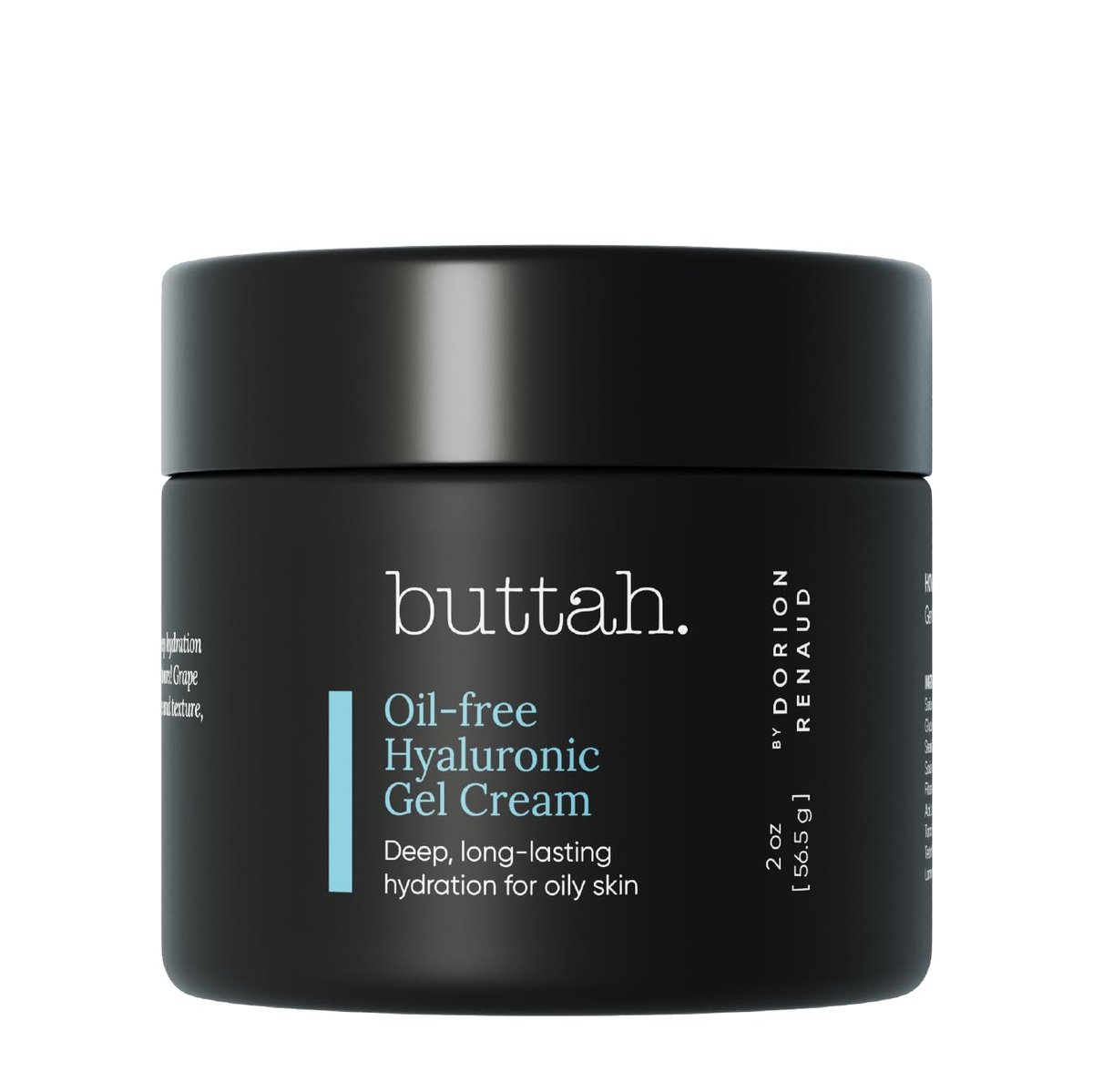 Buttah Skin by Dorion Renaud Oil-Free Hyaluronic Gel Cream - 2 oz Daily Moisturizer for Deep Hydration - görsel 1