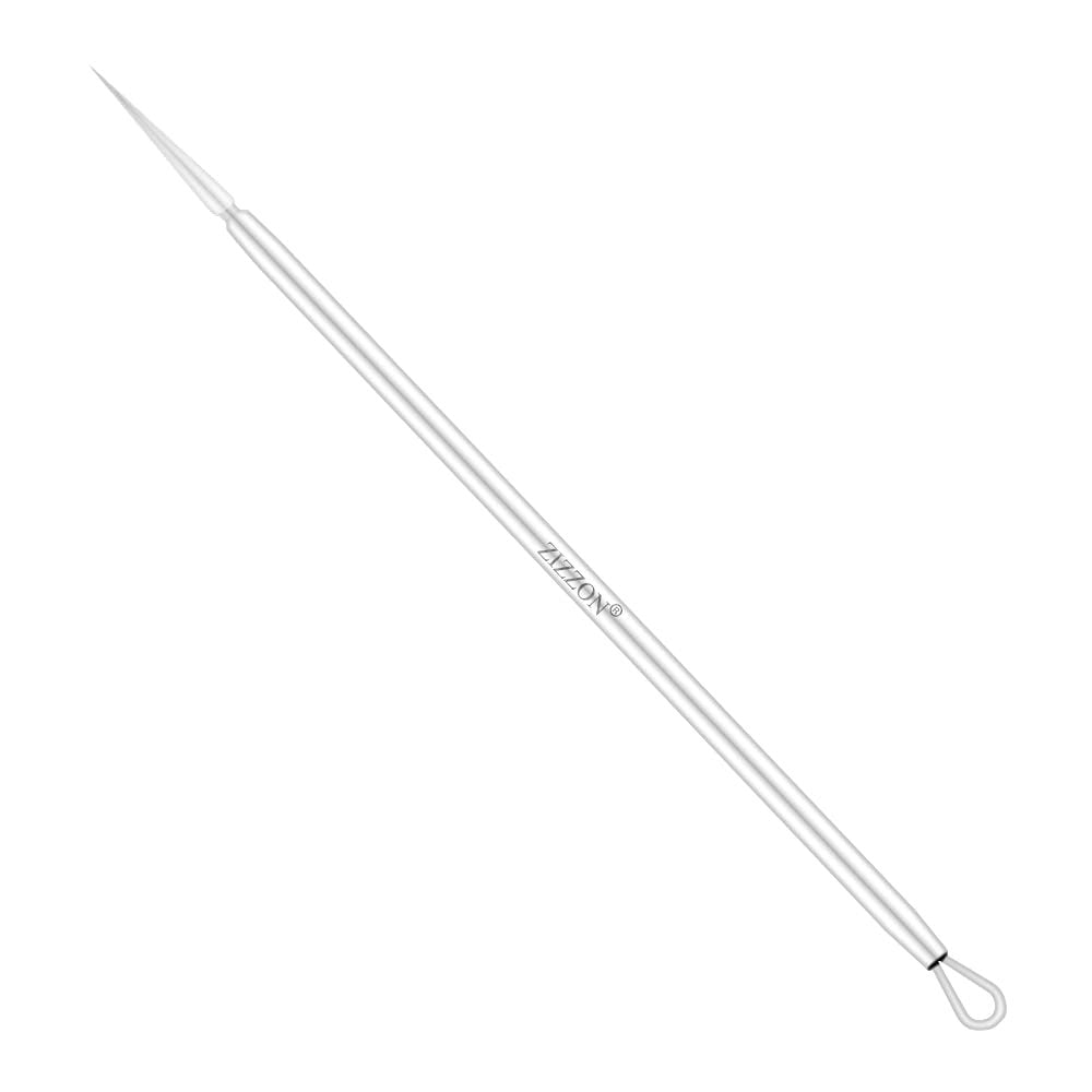 ZIZZON Titanium Lancet Needle Acne Blackhead Remover Pimple Extractor Popper Tool - görsel 1