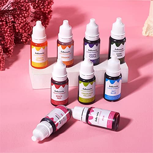 BONNIE CHOICE 12 Colors Liquid Lip Gloss Pigment Set - DIY Lipstick Colorant for Lip Gloss Base, Edible Plant-Based Dye Avelisse