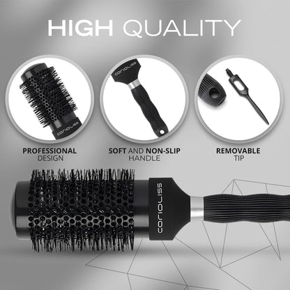 Corioliss Professional Ceramic Hair Roller Brush for Women – 53mm for Short Hair & Precise Styling