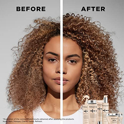 KÉRASTASE Curl Manifesto Hydratation Douceur Shampoo - Hydrates & Softens Wavy, Curly & Coily Hair, Removes Build Up, Reduces Frizz, 8.5 Fl Oz