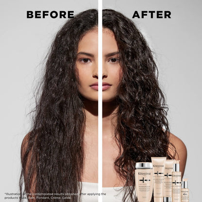 KÉRASTASE Curl Manifesto Hydratation Douceur Shampoo - Hydrates & Softens Wavy, Curly & Coily Hair, Removes Build Up, Reduces Frizz, 8.5 Fl Oz