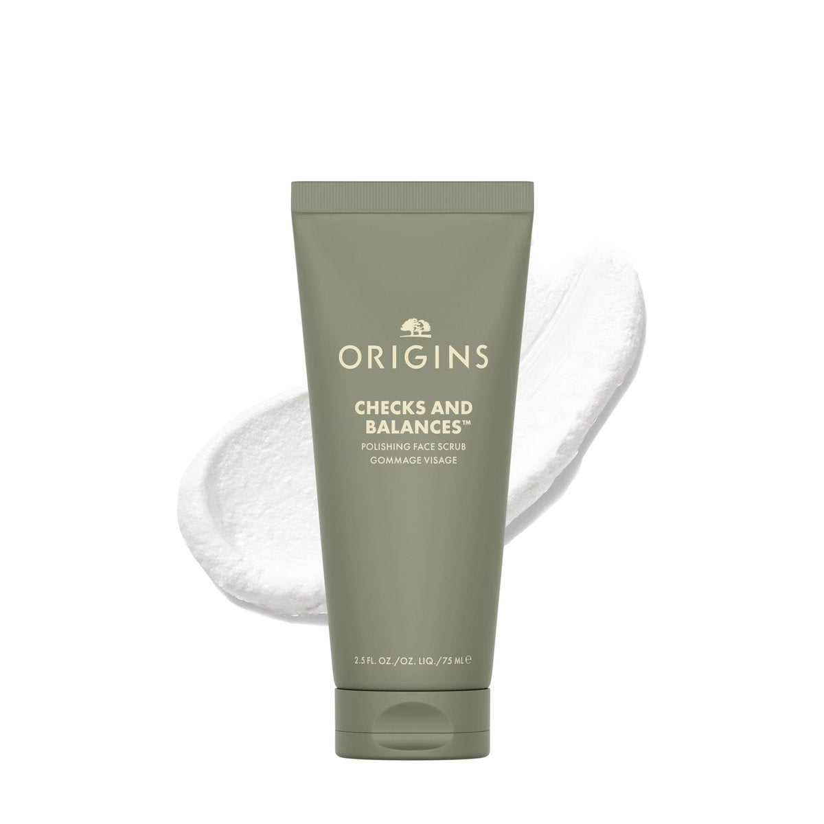 Origins Checks and Balances Polishing Face Scrub - Gently Exfoliates to Smooth Skin & Visibly Minimize Pores - With Bamboo, 2.5 Fl Oz Avelisse