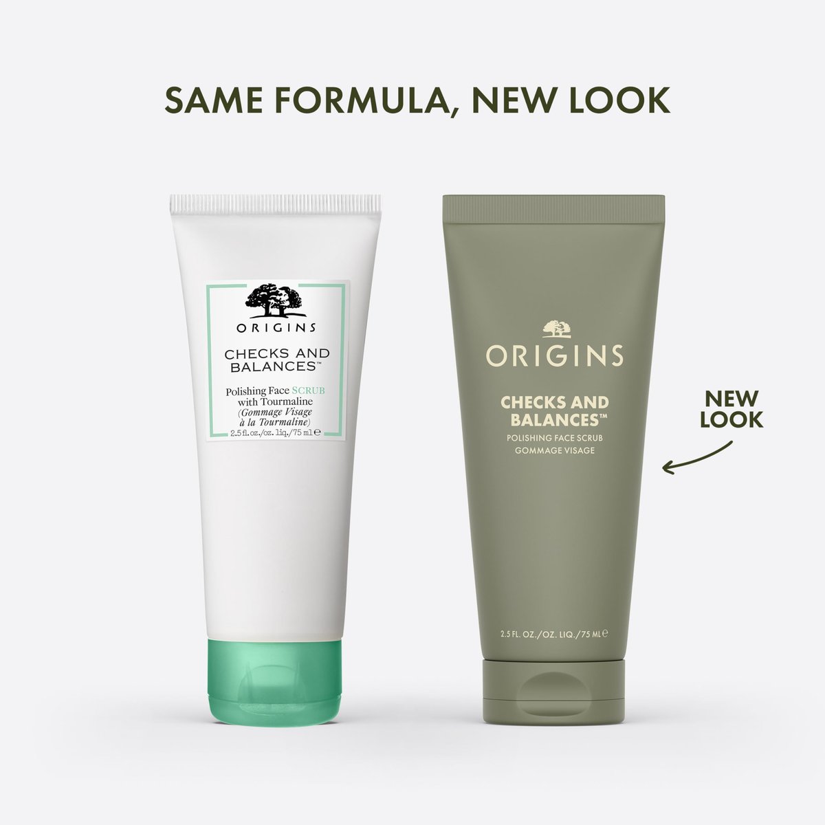 Origins Checks and Balances Polishing Face Scrub - Gently Exfoliates to Smooth Skin & Visibly Minimize Pores - With Bamboo, 2.5 Fl Oz Avelisse