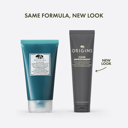 Origins Clear Improvement Detoxifying Cleanser - Pore Minimizing Face Wash with Bamboo Charcoal & Salicylic Acid, 5 Fl Oz Avelisse