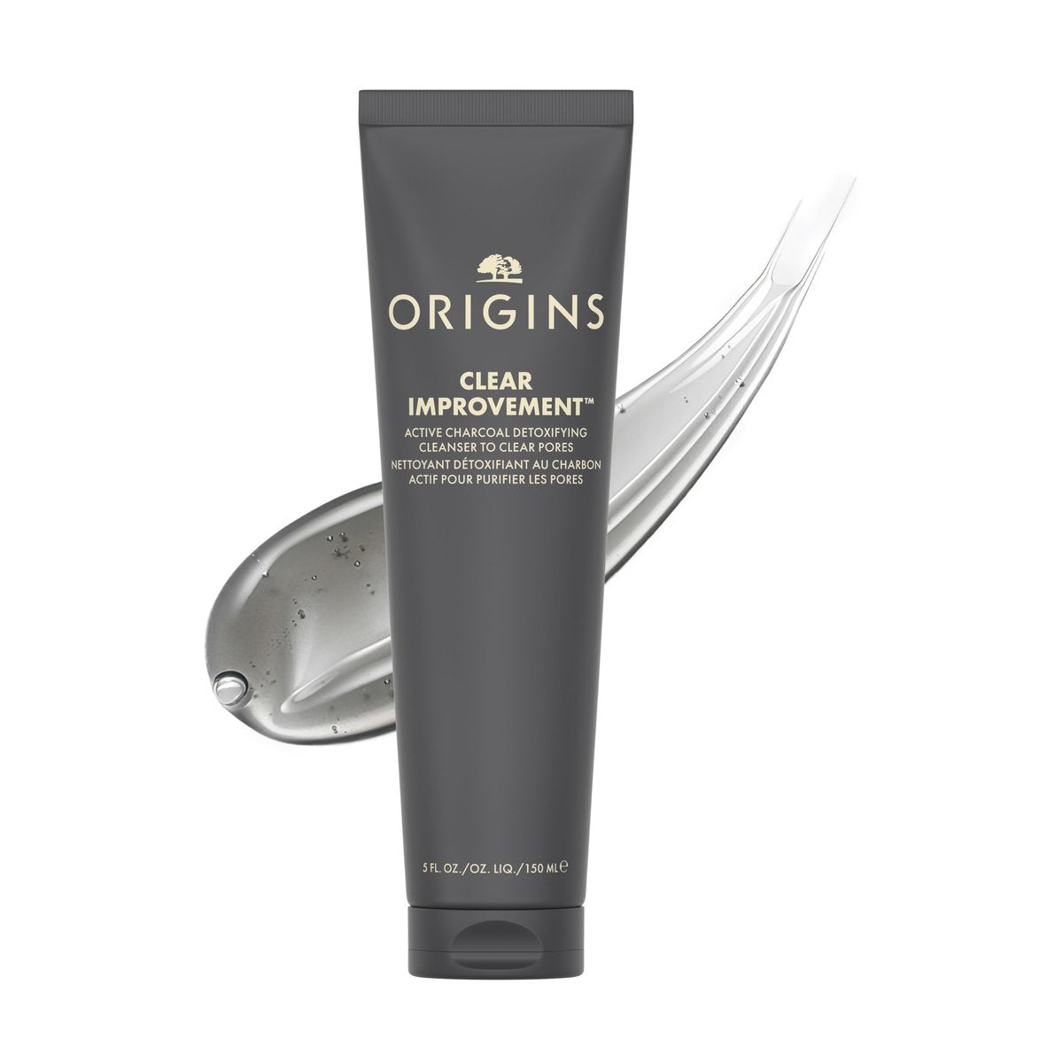Origins Clear Improvement Detoxifying Cleanser - Pore Minimizing Face Wash with Bamboo Charcoal & Salicylic Acid, 5 Fl Oz Avelisse