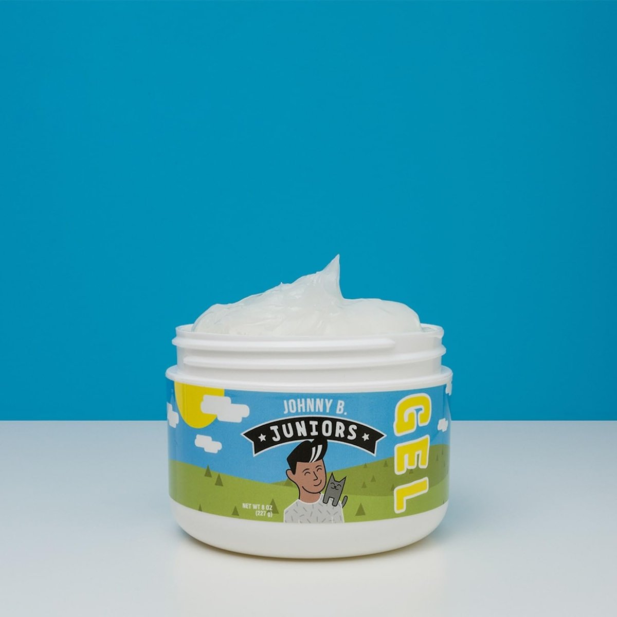 JOHNNY B. Juniors Hair Gel for Kids – No-Flake, Medium Hold, 8 oz Jar Avelisse