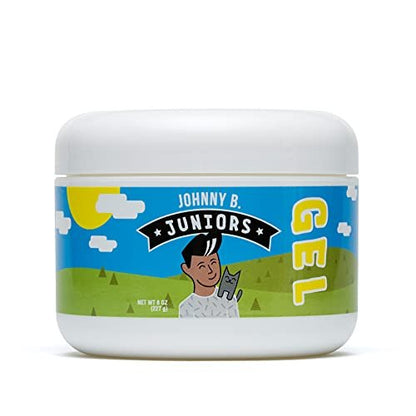 JOHNNY B. Juniors Hair Gel for Kids – No-Flake, Medium Hold, 8 oz Jar Avelisse