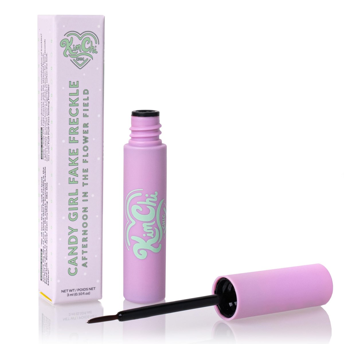 KimChiChic Beauty Candy Girl Fake Freckle Pen - Natural-Looking Fast-Drying Faux Freckles Face Makeup - Afternoon In The Flower Field Red-Brown Shade - 0.10 fl oz Avelisse