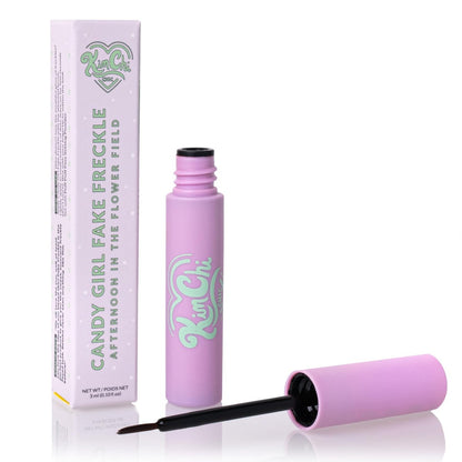 KimChiChic Beauty Candy Girl Fake Freckle Pen - Natural-Looking Fast-Drying Faux Freckles Face Makeup - Afternoon In The Flower Field Red-Brown Shade - 0.10 fl oz Avelisse