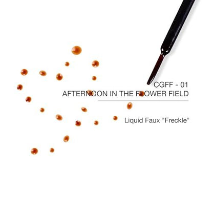 KimChiChic Beauty Candy Girl Fake Freckle Pen - Natural-Looking Fast-Drying Faux Freckles Face Makeup - Afternoon In The Flower Field Red-Brown Shade - 0.10 fl oz Avelisse