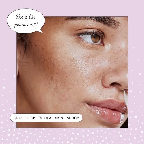 KimChiChic Beauty Candy Girl Fake Freckle Pen - Natural-Looking Fast-Drying Faux Freckles Face Makeup - Afternoon In The Flower Field Red-Brown Shade - 0.10 fl oz Avelisse