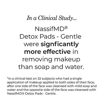 NassifMD Gentle Detox Pads – Surgeon-Created Fruit Acid Complex for Sensitive Skin, Brightens, Exfoliates & Reduces Wrinkles, 60 Count Avelisse