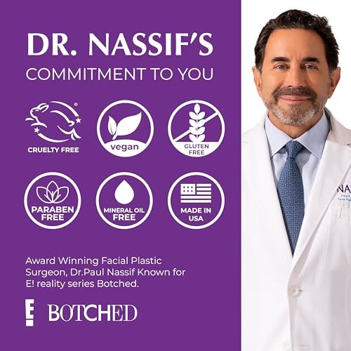 NassifMD Gentle Detox Pads – Surgeon-Created Fruit Acid Complex for Sensitive Skin, Brightens, Exfoliates & Reduces Wrinkles, 60 Count Avelisse