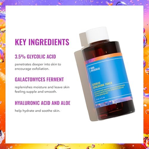 Good Molecules Glycolic Exfoliating Toner – Hyaluronic Acid & Glycolic Acid Daily Toner for Glowing, Even Skin Tone - görsel 6