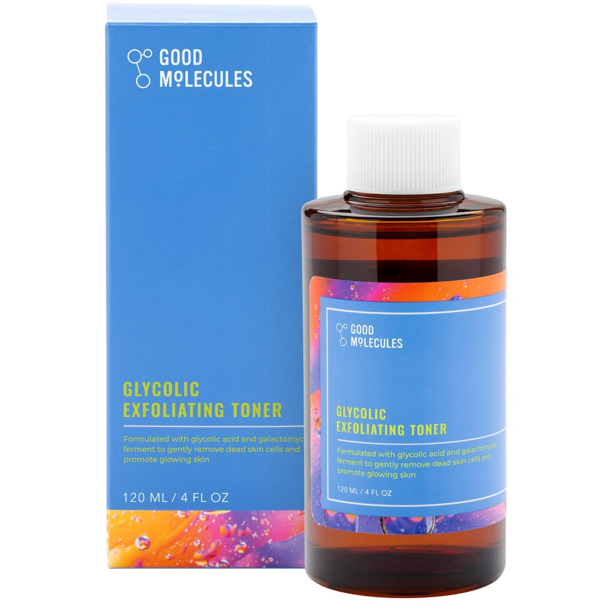 Good Molecules Glycolic Exfoliating Toner – Hyaluronic Acid & Glycolic Acid Daily Toner for Glowing, Even Skin Tone - görsel 1