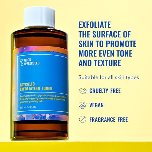 Good Molecules Glycolic Exfoliating Toner – Hyaluronic Acid & Glycolic Acid Daily Toner for Glowing, Even Skin Tone - görsel 4