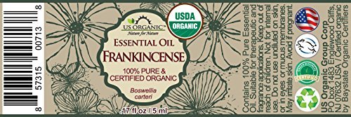 US Organic 100% Pure Myrrh & Frankincense Essential Oil Combo Pack - USDA Certified Organic, Direct from Horn of Africa, 5 ml Each Avelisse