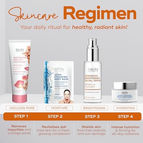 Skin Aesthetics Vitamin C Serum for Face with Collagen - Dark Spots, Skin Brightening, Anti-Aging & Acne, Fine Lines & Wrinkles - Vegan, Clean Beauty Korean Skincare - görsel 12