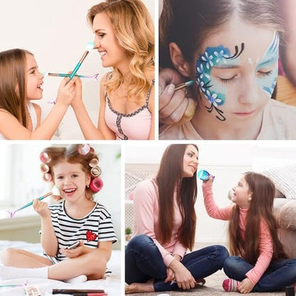 11PCS Makeup Brushes Set - Complete Cosmetic Brush Kit for Teens, Kids, and Women | HOFASON