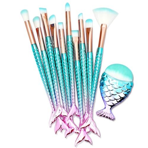 11PCS Makeup Brushes Set - Complete Cosmetic Brush Kit for Teens, Kids, and Women | HOFASON - görsel 2