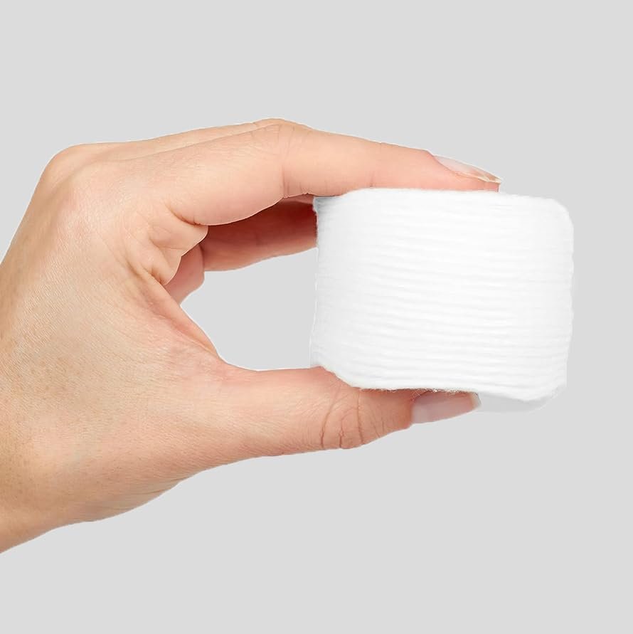 Hypoallergenic Cotton Rounds for Makeup Removal and Skincare, 100 Count - görsel 5