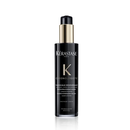 Kérastase Chronologiste Hair Serum Heat Protectant with Argan Oil - Controls Frizz, Strengthens and Prevents Breakage, Protects Against Humidity, For Dry, Fine & Brittle Hair, 5.1 Fl Oz Avelisse