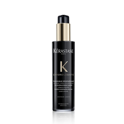 Kérastase Chronologiste Hair Serum Heat Protectant with Argan Oil - Controls Frizz, Strengthens and Prevents Breakage, Protects Against Humidity, For Dry, Fine & Brittle Hair, 5.1 Fl Oz Avelisse