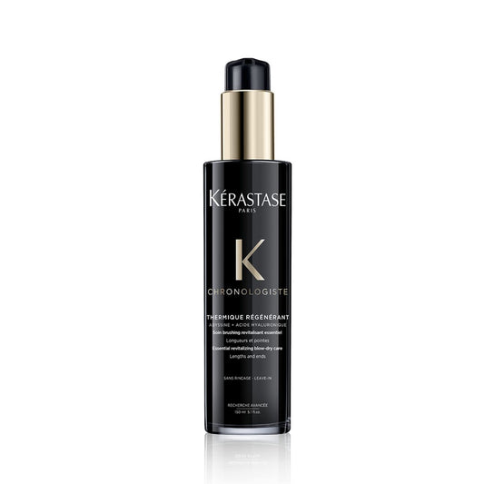 Kérastase Chronologiste Hair Serum Heat Protectant with Argan Oil - Controls Frizz, Strengthens and Prevents Breakage, Protects Against Humidity, For Dry, Fine & Brittle Hair, 5.1 Fl Oz Avelisse