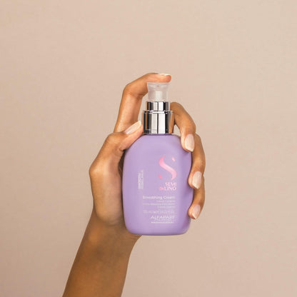 Alfaparf Milano Semi di Lino Smoothing Cream - Frizz Control, Heat & Humidity Protection, Straightening & Hydrating - 4.23 fl. oz. Avelisse