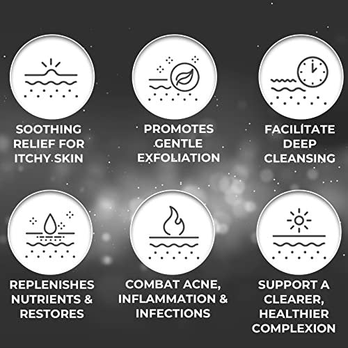 Natrulo All Natural Pine Tar Soap Bar 4oz – Cleansing Anti Acne Eczema Psoriasis Itch Relief Face & Body Wash with Goat's Milk, Oatmeal, Charcoal, Essential Oils – Made in USA - görsel 4