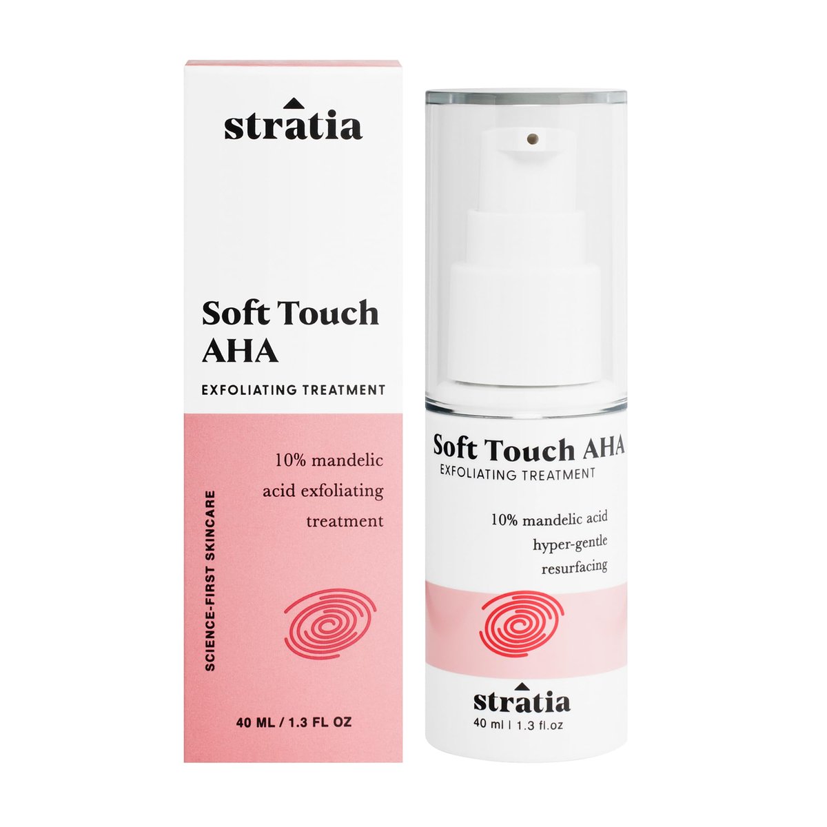 Stratia Soft Touch Dark Spot Corrector with 10% Mandelic Acid Serum – Fine Lines, Skin Texture & Blemishes, Collagen Booster, AHA Exfoliant, Pore Minimizer, 1.3 Fl Oz Avelisse