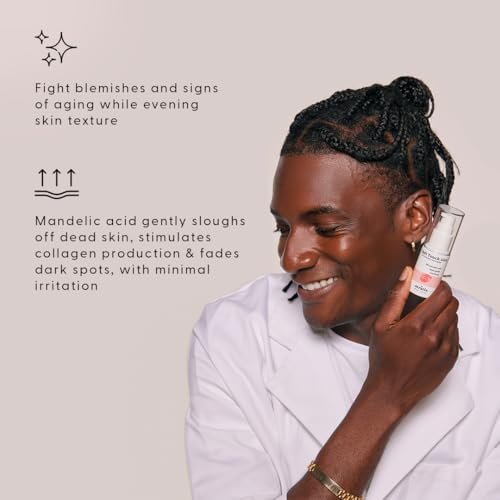 Stratia Soft Touch Dark Spot Corrector with 10% Mandelic Acid Serum – Fine Lines, Skin Texture & Blemishes, Collagen Booster, AHA Exfoliant, Pore Minimizer, 1.3 Fl Oz Avelisse