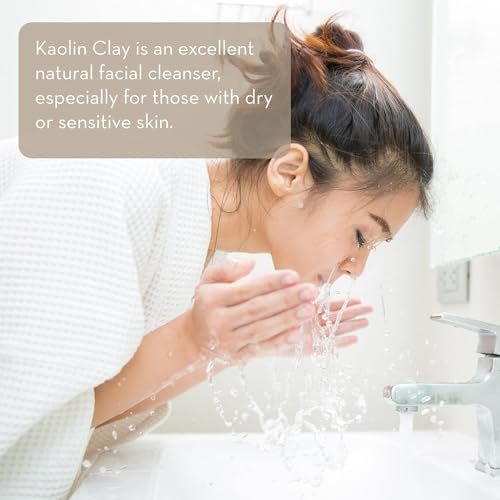 Pure Body Naturals Kaolin Clay Powder – 100g for DIY Face Masks, Cleansers & Scrubs - görsel 5