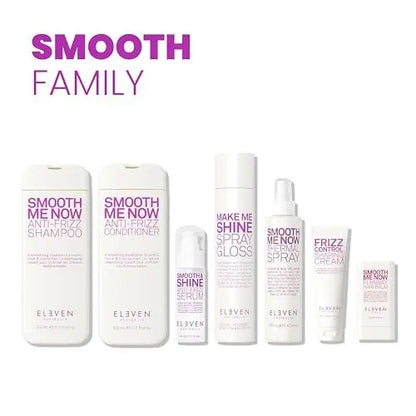 ELEVEN AUSTRALIA Smooth Me Now Anti-Frizz Shampoo – Sulfate-Free Frizz Control for Damaged Hair, 10.1 fl oz Avelisse